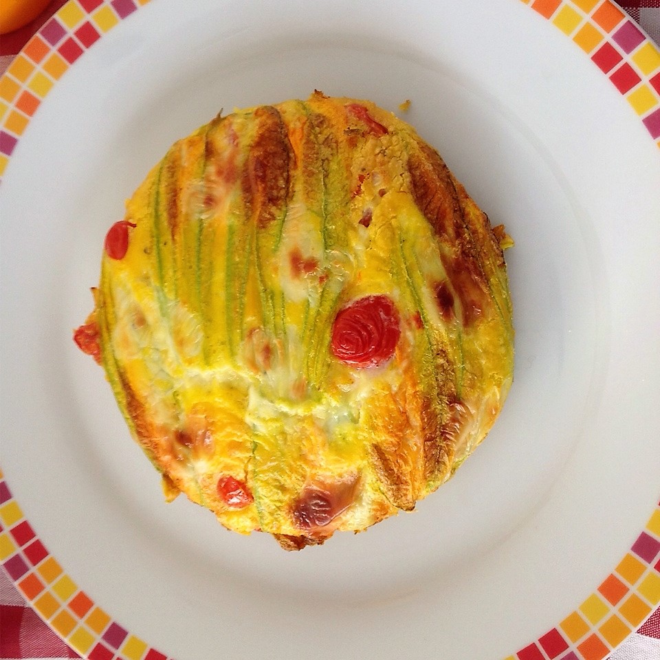 Frittata di fiori di zucca – In Cucina