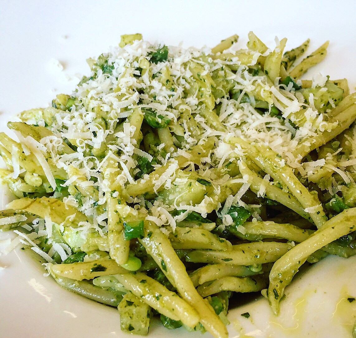 Trofie al pesto con patate e fagiolini – In Cucina