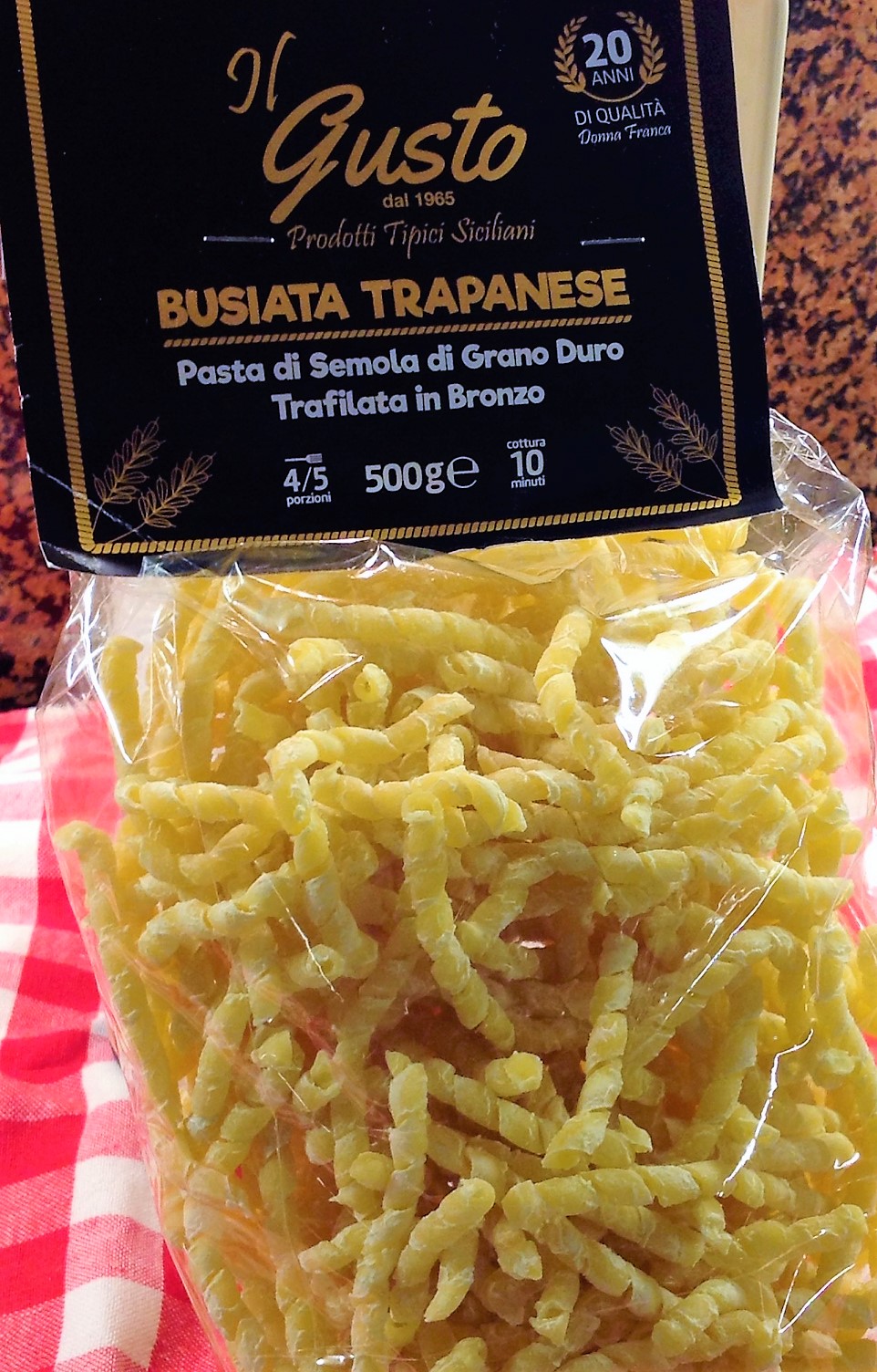 Busiate con pesto alla trapanese – In Cucina
